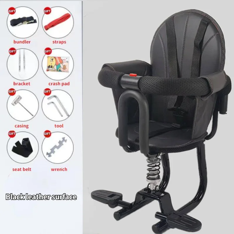 Electric Bicycle Baby Seat Front Safety Seat Electric Scooter Child Front Seat