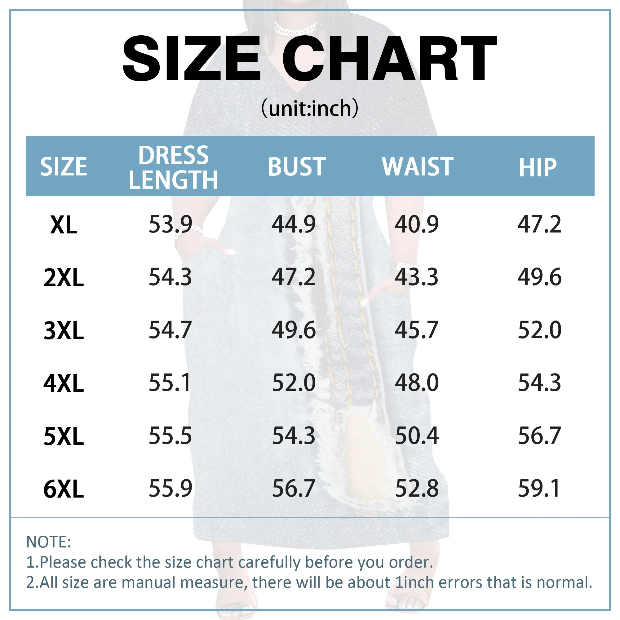 여성용 폴리에스터 데님 스타일 찢어진 맥시 드레스 블루 슬릿 캐주얼 페스티벌