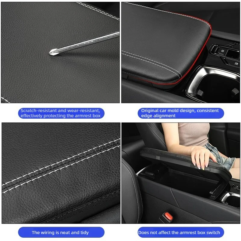 For Lexus RX350h/450h/500h 2023-2026 Central Armrest Cover Central Control Car Interior Products Protective Pad Supplies Tools