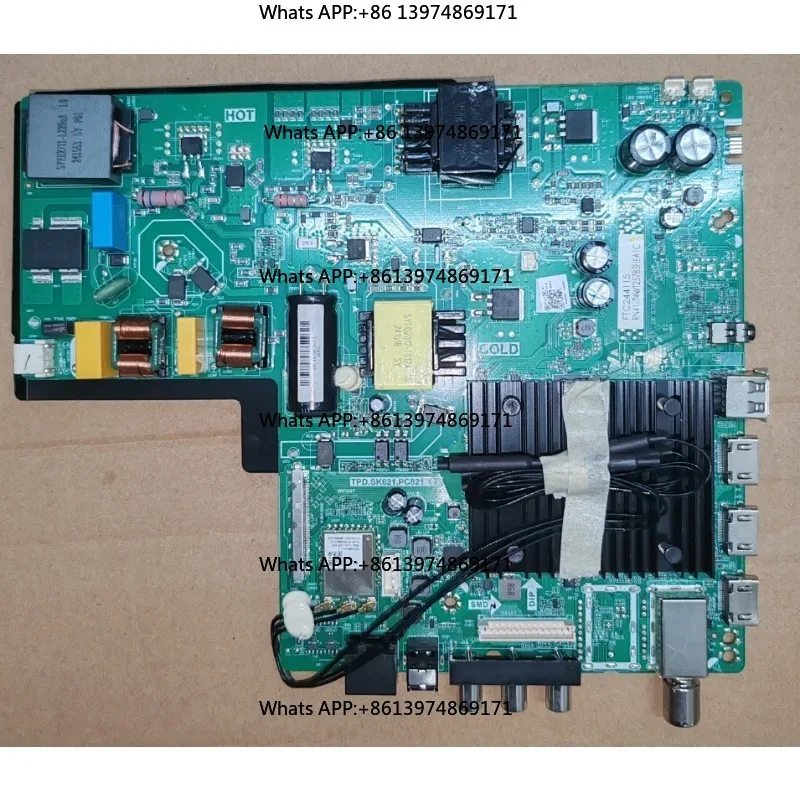 TPD.SK621.PC821(T)  4K WiFi network Android TV motherboard 1g+8G 100-135v  Physical photos, tested and shipped