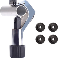 Pipe Cutter 2/3-1.1 Inch(4-28mm) Heavy Duty Metal Cutter With Deburring Tool Pipe Reamer Sharp Copper Tube Cutter Speed Cutting