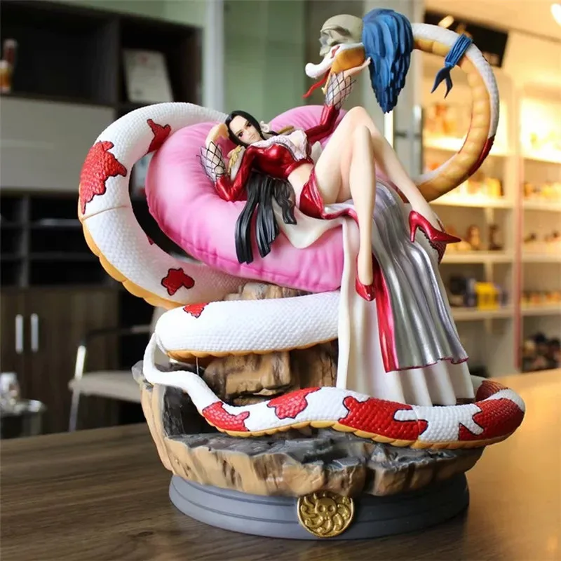 

One Piece Snake Pattern Pvc Resin Model Boa Hancock Figure Snake Princess Gk Statue Trendy Anime Collectible Decorative Toy Gift