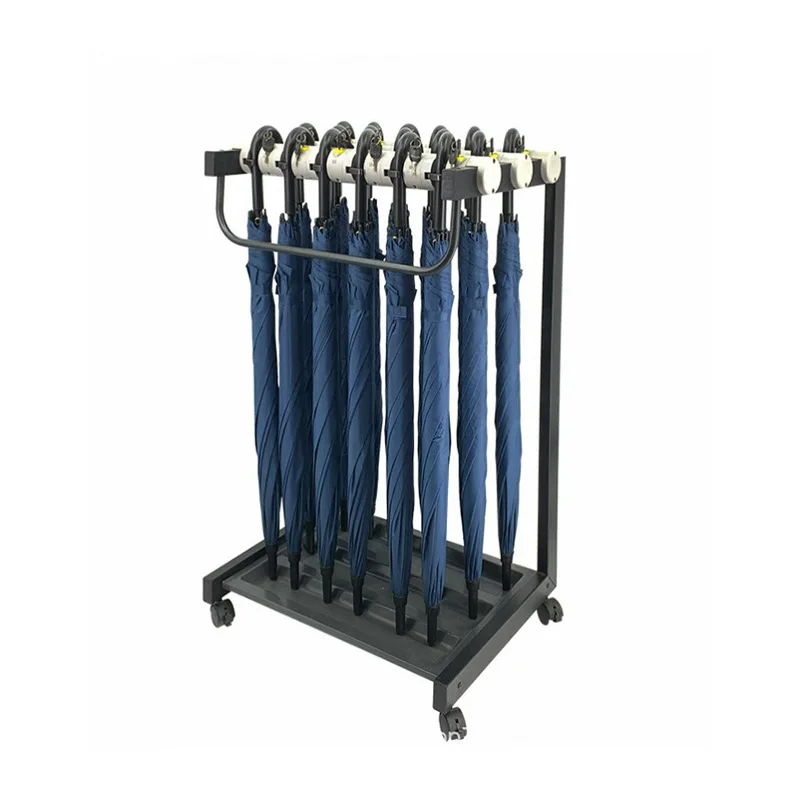 1.2M stainless steel sales department hotel lobby rack umbrella multi-layer data rack