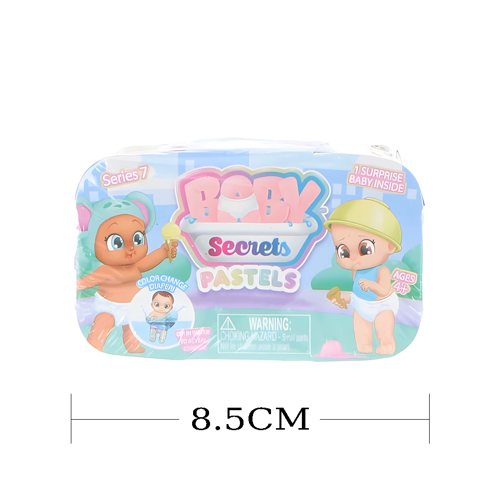 أسرار الطفل الباستيل سلسلة 7 حمام دمية مفاجأة هدية صندوق أعمى دمية المنمنمات الأصلية جمع اللعب الهدايا صندوق أعمى لطيف #6