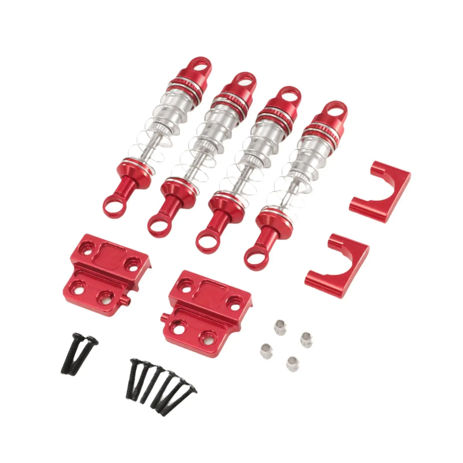 1/12 RC Car Shock Absorber Set, Components Maintenance Replaces Metal Modification Professional Fittings RC Car Spare Parts
