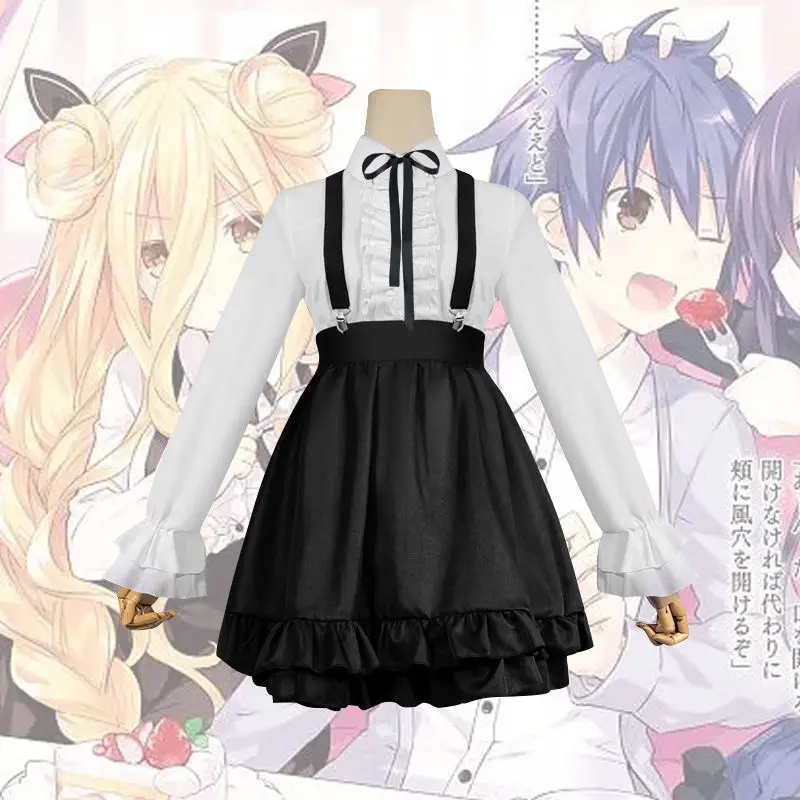 Anime Date a Live Hoshimiya Mukuro Dress Cosplay Zodiac Muku Costume