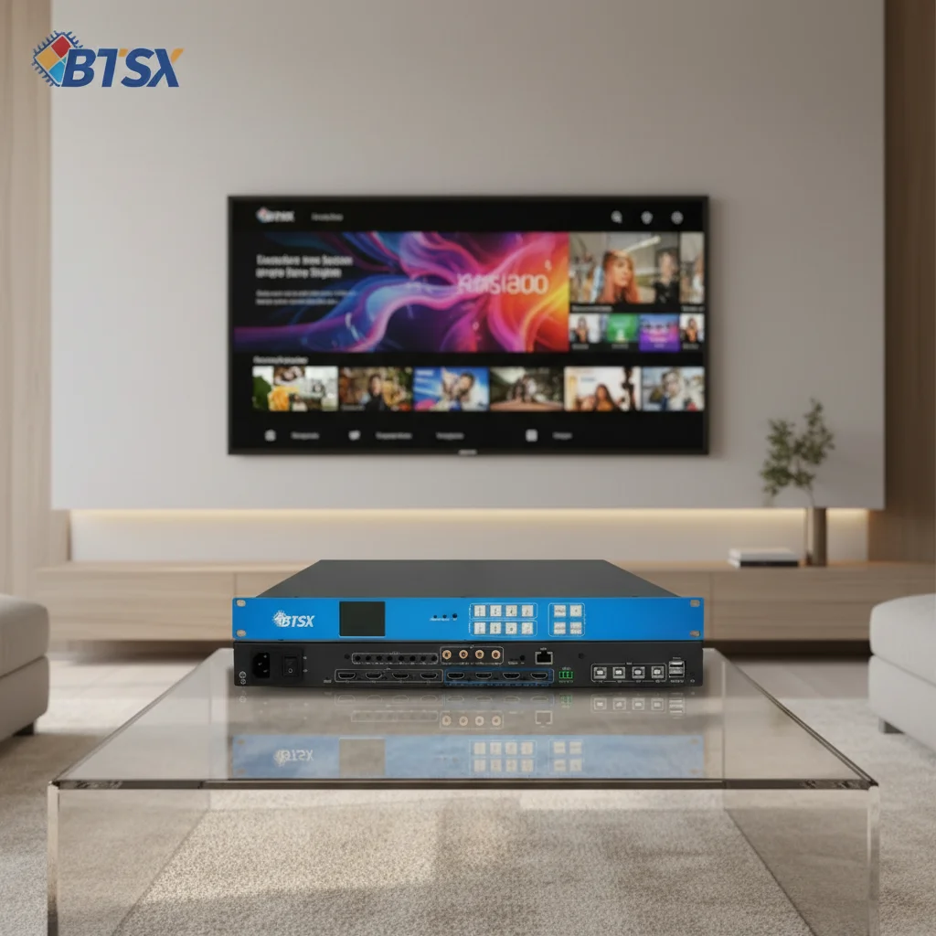 4K HDMI Video Wall Controller with Matrix Mode, Multi Window Overlay and Seamless Splicing  Subtitle