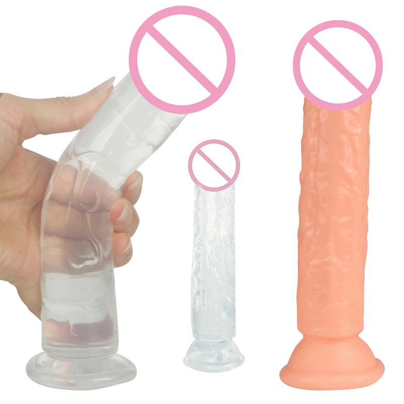 7 Maat Realistische Dildo Zuignap Gelei Penis Vleeskleur Dildo Vrouwelijke Masturbator Clitorale Stimulator Grote Lul Lesbische Seksspeeltje