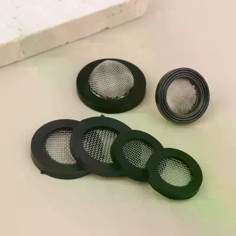 10pcs O-Ring Seal Hose Gasket Rubber Faucets Filter Pads Shower Hose Filter High Temperature Resistant Faucet Strainer Tools