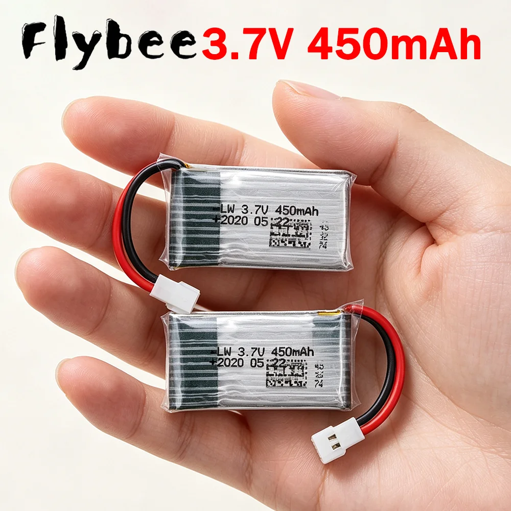 Rc Hobby Brand - 2/3/5 Stück 3,7V 450mAh Lipo-Akku für