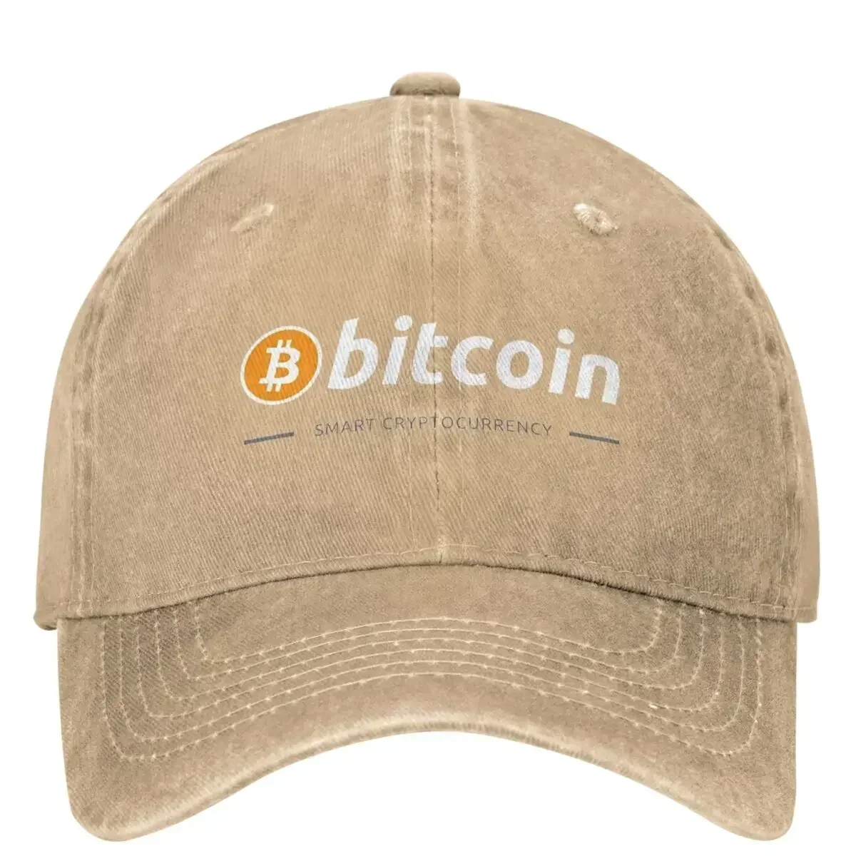 Bitcoin Smart Cryptocurrency Casual Baseball Cap Summer Logo Trucker Hat Outdoor Gym Snapback Cap Men Fashion Baseball Caps