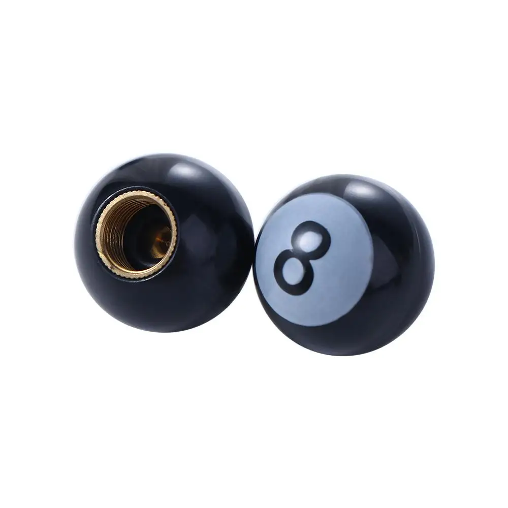 Universal คุณภาพสูงล้อกันสนิม "สระว่ายน้ํา 8 Ball" ป้องกันฝุ่นฝาครอบวาล์ว Stem Caps ยาง Stem Air Caps หมวกล้อ