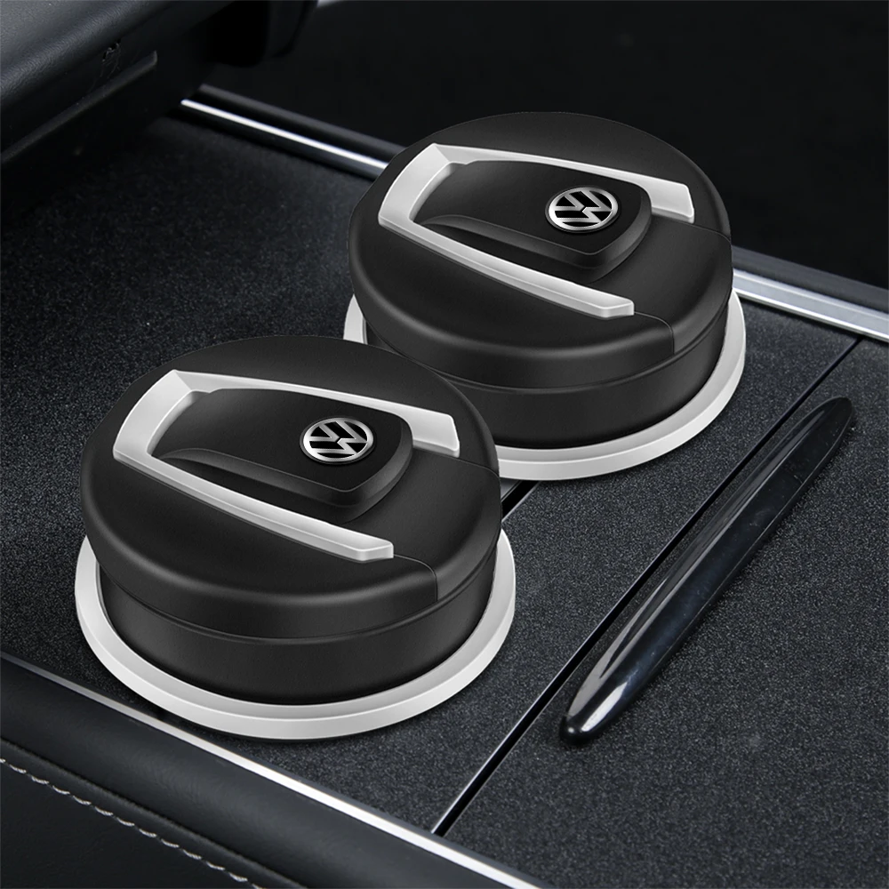 Portable LED Car Ashtrays Fireproof Shell Automatic One Touch Open For Volkswagen VW Rline Beetle Touareg Tiguan Touran CC Golf