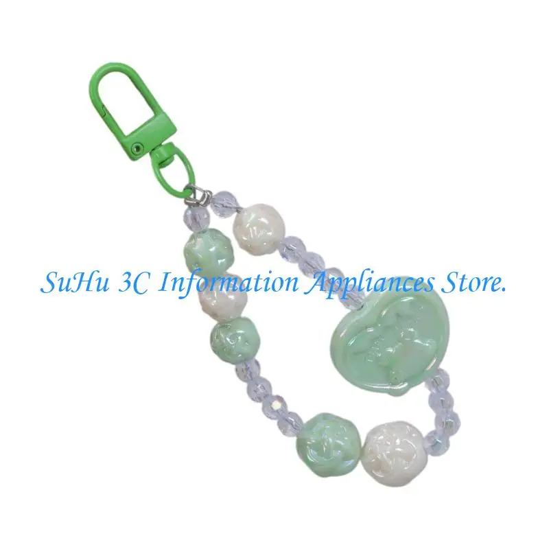 J0MB COLLULFIL BEADS سلسلة الهاتف المحمولة الهاتف المحمول للنساء مجوهرات الأشرطة المضادة
