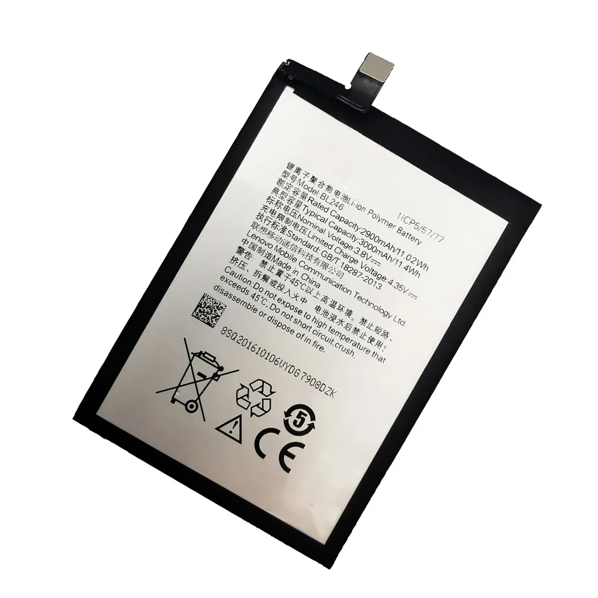 100% Original New Battery For Lenovo Z90 BL246 Vibe Shot Battery Z90A40 Z90-7 3000mAh Rechargeable Phone Battery