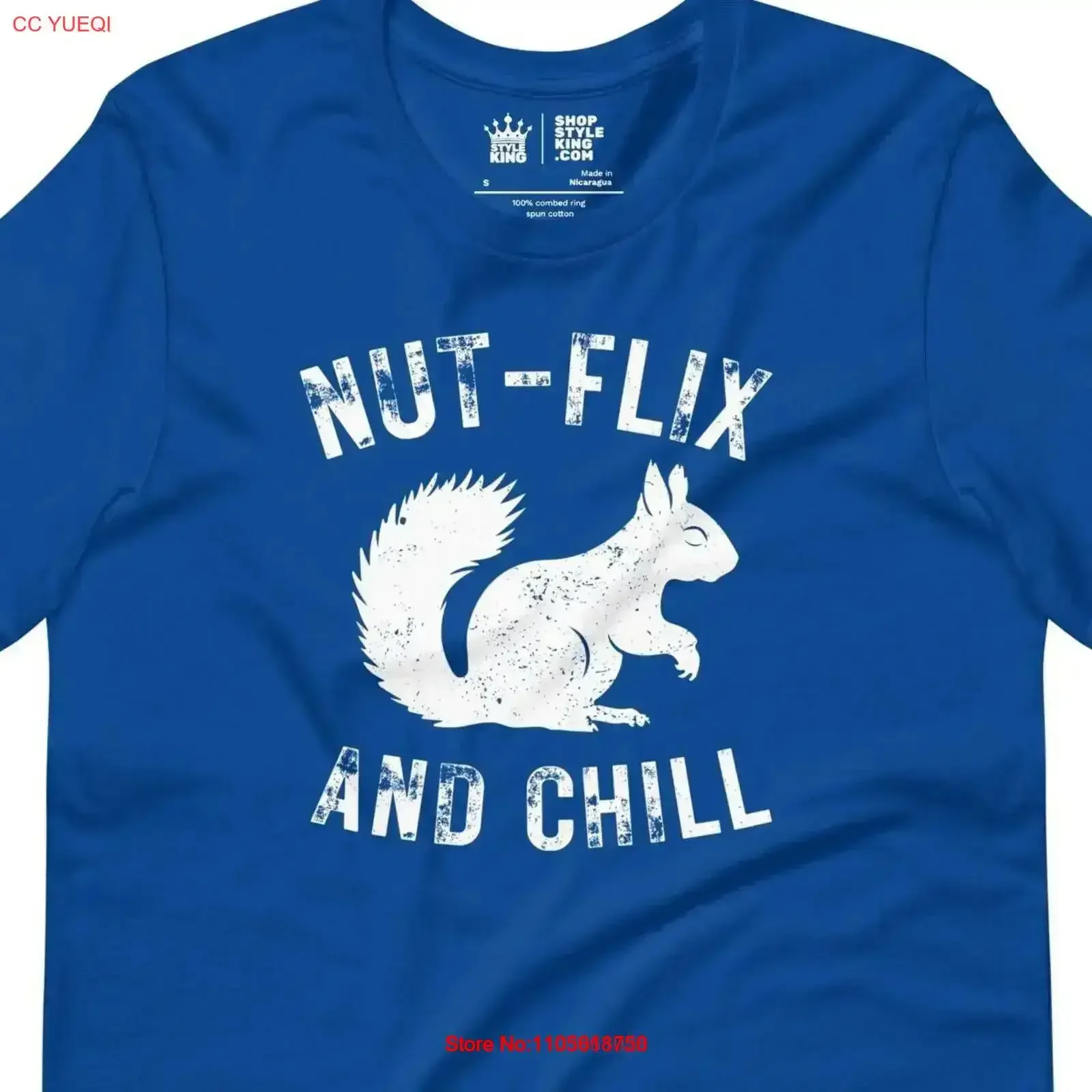 Футболка Nut flix and Chill с изображением белки, забавная, для любителей дикой природы, винтажная, с эффектом потертости, в стиле стритвир