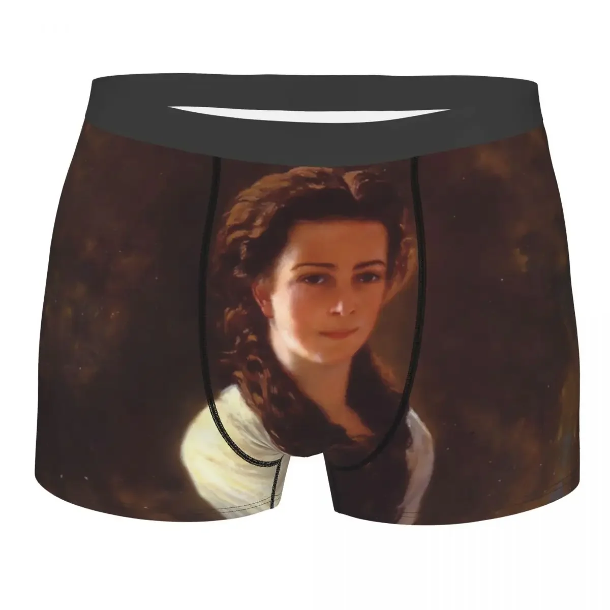 

Custom Empress Sisi Elisabeth Of Austria Boxer Shorts For Homme Sexy 3D Printed Underwear Panties Briefs Breathable Underpants