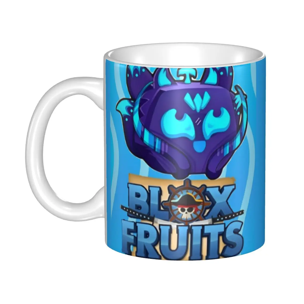 

B-blox fruits Merch Coffee Mugs Fun Game Tea Cups Gift