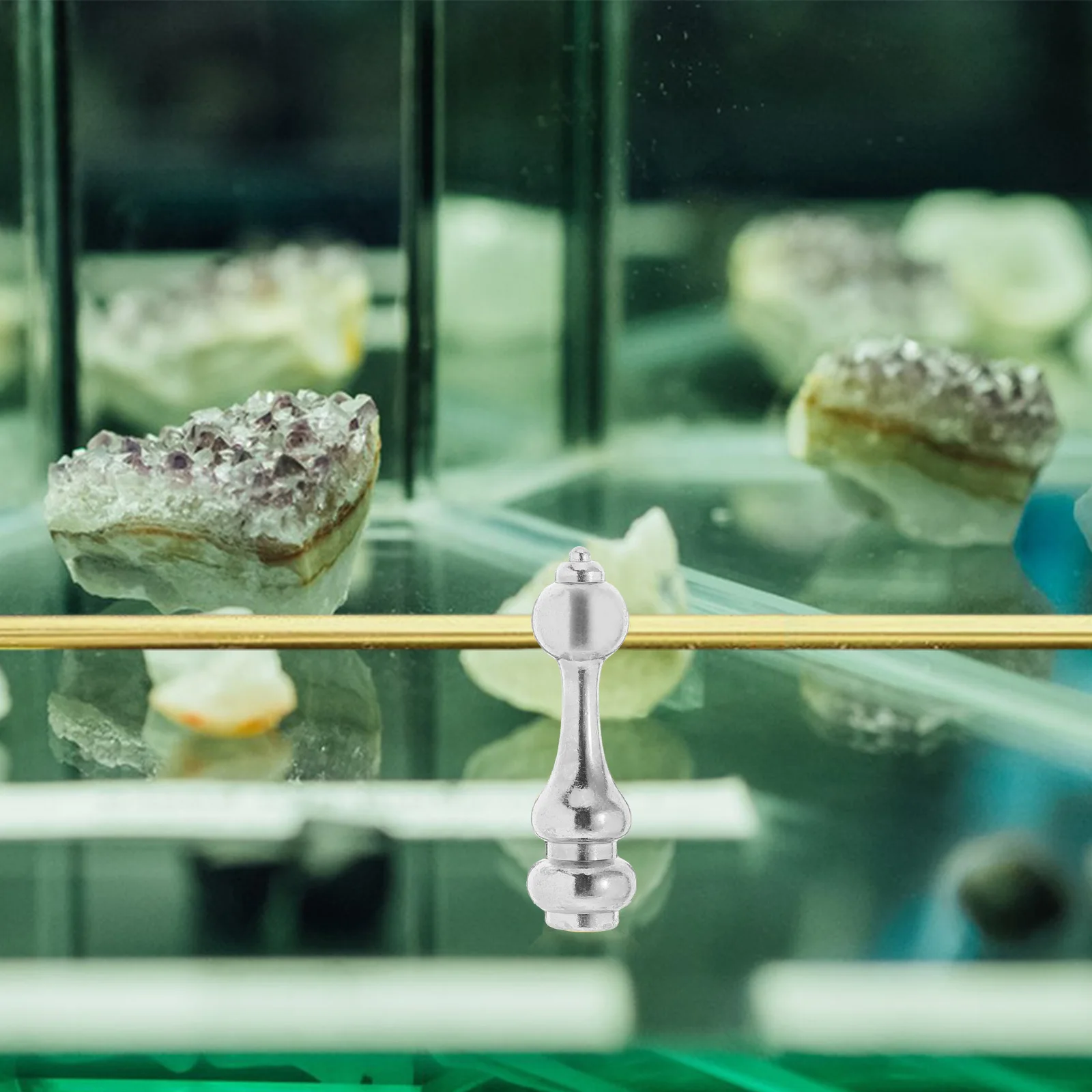 

10Pcs Zinc Alloy Railing Post Cap Multifunctional Furniture Hardware Accessories for Wine Cabinet Cart Glass Fence Decorative