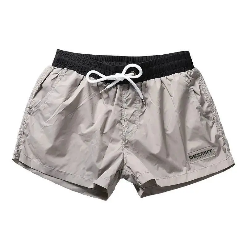 

Новинка весны и лета 2025 года, однотонные пляжные быстросохнущие дышащие свободные шорты