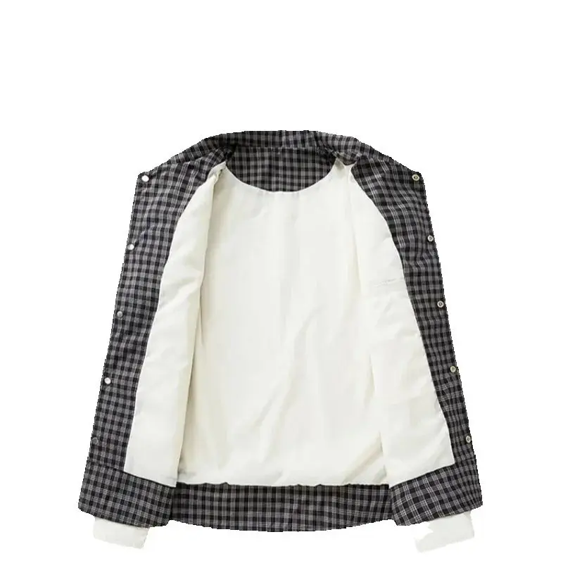 Men's Retro Faux Leather Two-Piece Jacket Loose Comfortable Fit Spring Autumn 2025 Fashion Trend