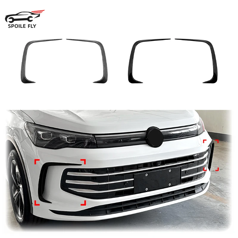 

Front Bumper For VW Tiguan MK3 Standard Edition 2024+ Side Spoiler Lip Splitter Fog Lamp Frames Grille Air Knife Body Kit