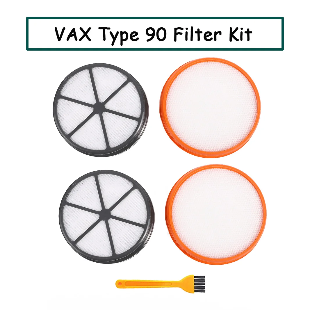 Vax Type 90 Pre & Post Motor HEPA Filter Kit for Mach Air Upright Vacuum U91-MA-BE U84-AL-PE U87-MA-PE U90-MA-RE Part 1113422700