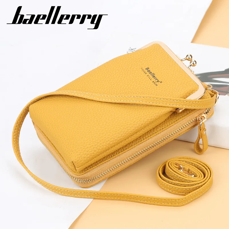 Women Wallets Mobile Phone Bag for Female Crossbody Bag Multi-Card Card Holder Coin Purse Zipper Clutch Money Storage Handbag