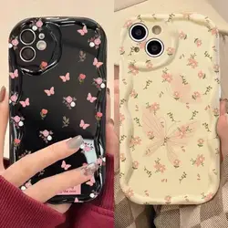 Case for Samsung Galaxy A54 5G A55 A24 A25 A15 A33 A34 A73 A31 A32 A51 A52 A53 A71 A72 A30 A20 A50 A50S Cover Tulip Flower Soft