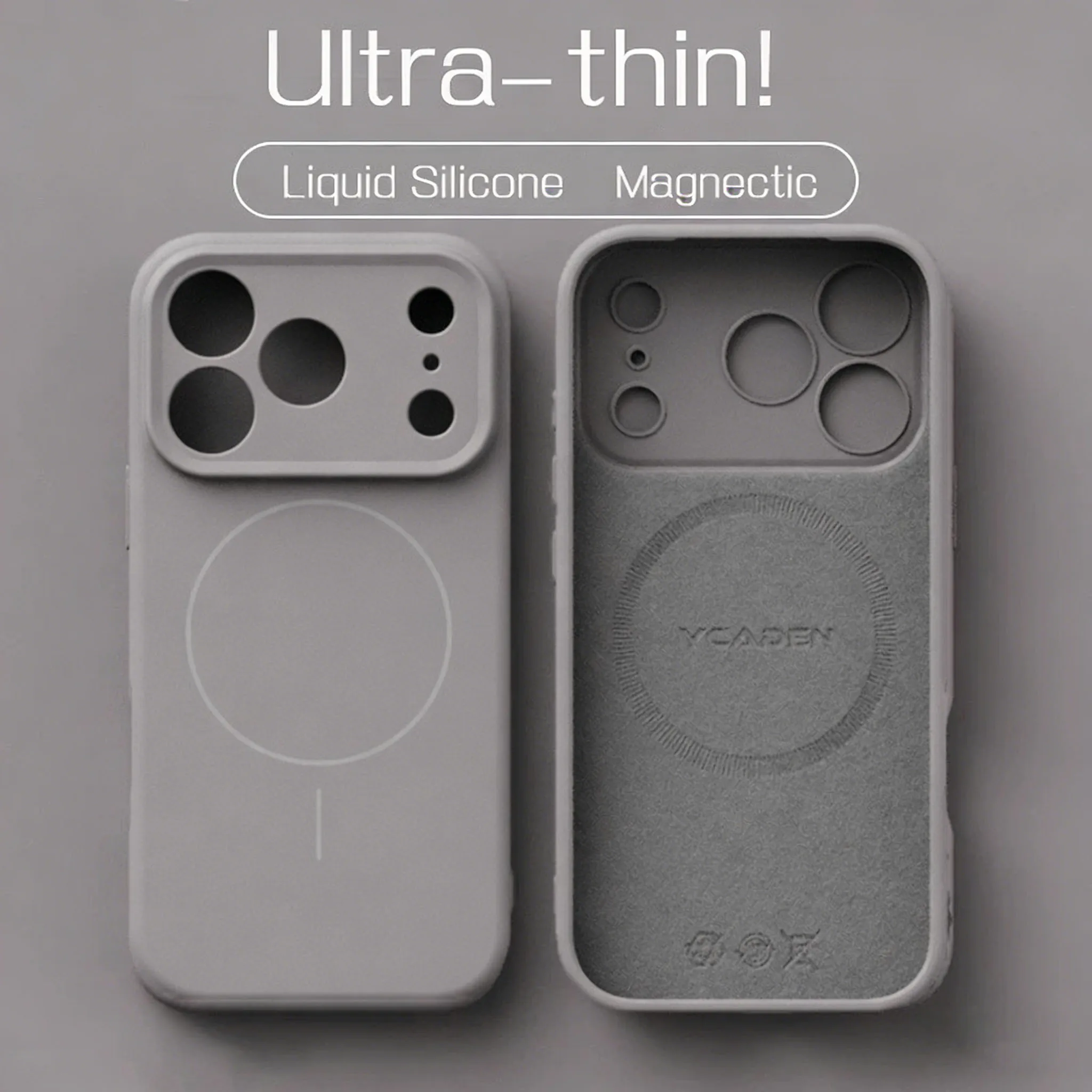 Capa Magnética de Luxo para Carregamento Sem Fio MagSafe para iPhone 17 16 15 14 13 12 11 Pro Max com Proteção de Lente Suave e Traseira