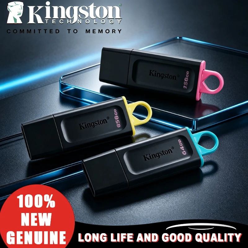 Kingston fot Numeral PC DTX Pocket Mini Key Pendrive USB Flash Drives Memory Stick USB 3.2 Gen1 64GB 128GB 256GB Usb Flash Drive