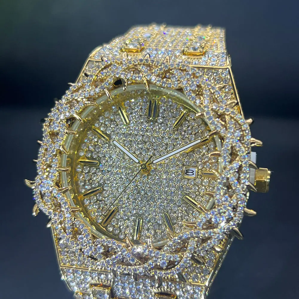 Missfox Quartz Watches For Men with Flower Case