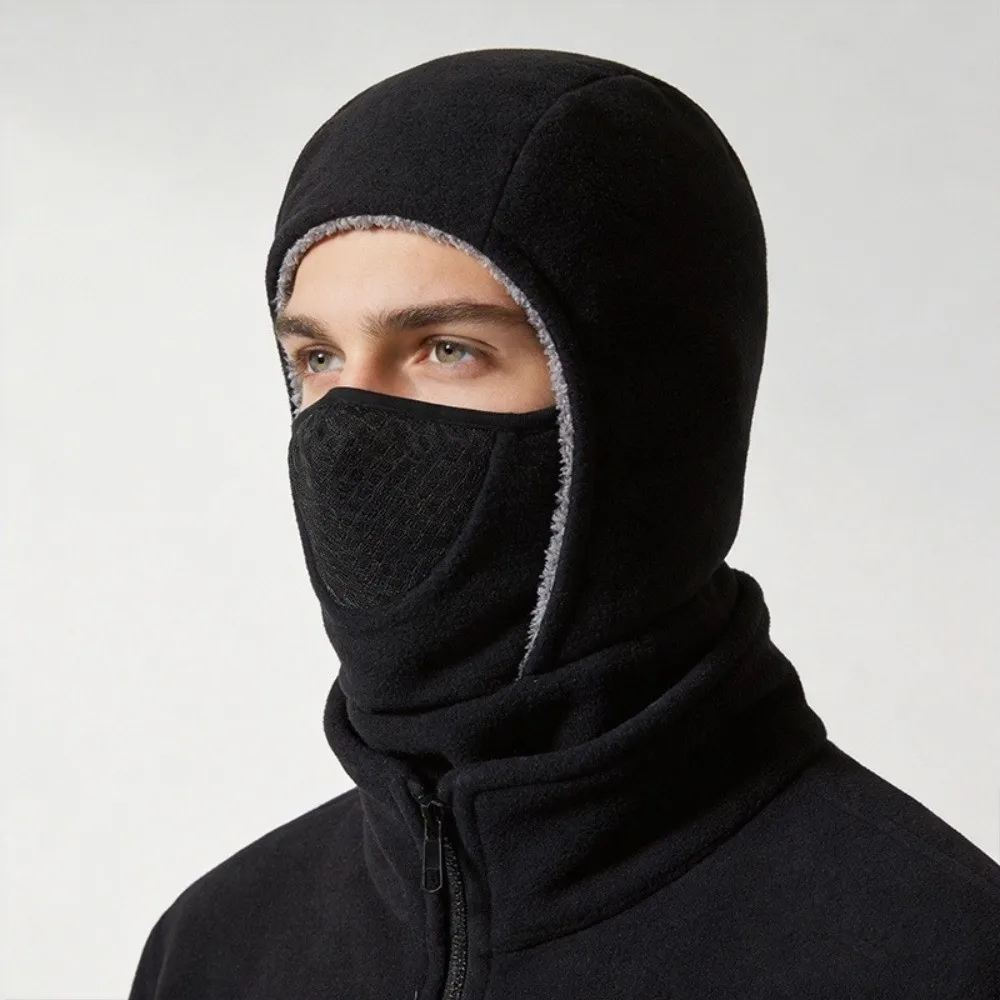 Helmet Lining Thermal Balaclava Hat Breathable Windproof Ear Protection Hat Multifunctional Full Face Mask Winter