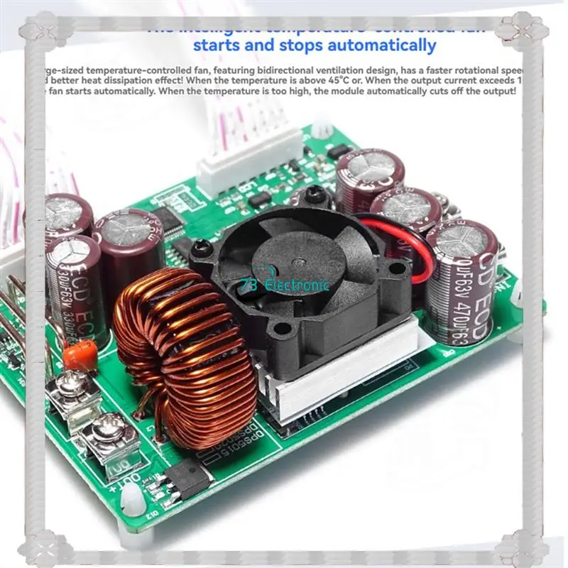 24-Hour Delivery DPS5020 Adjustable 50V 20A DC-DC Step-Down Voltage Regulator Power Supply Module, High Efficiency NO Communicat
