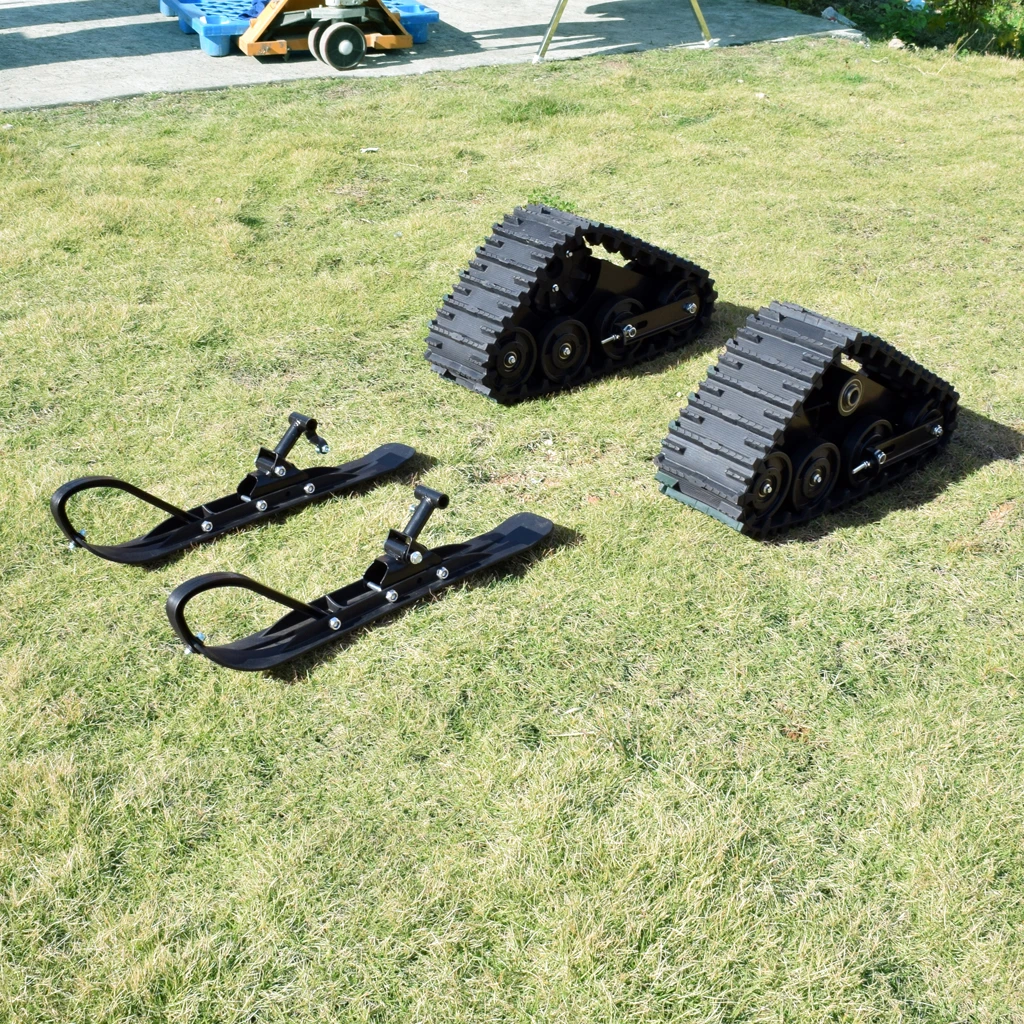 Sand Snowmobile Tracks with sled Rear wheel assembly