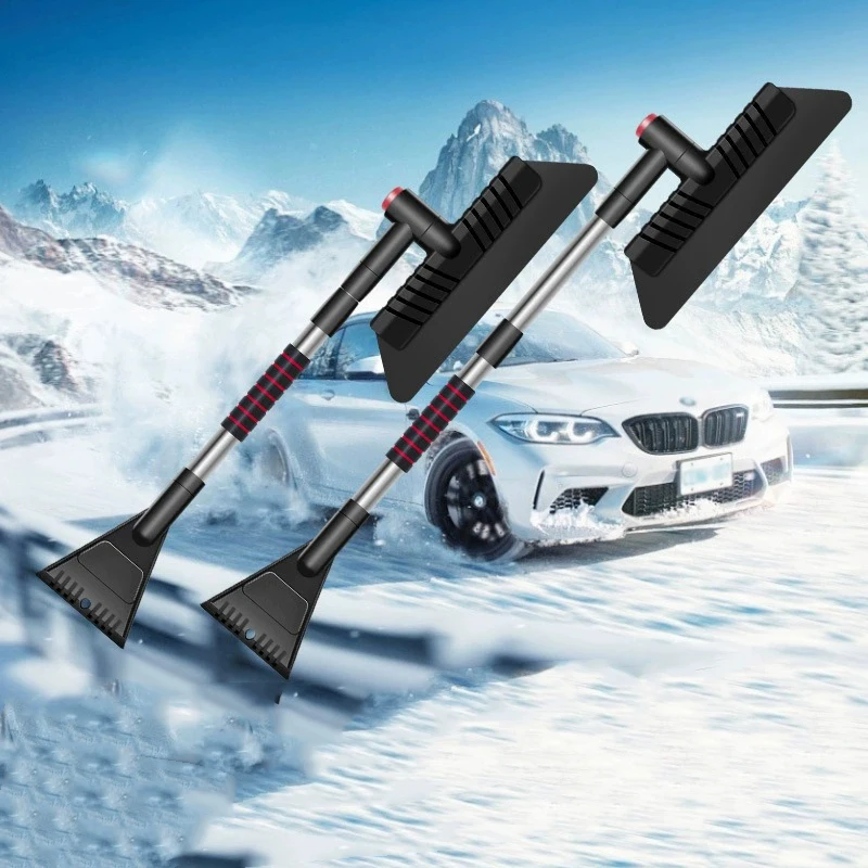 Snow Shovel Car Special Snow Shovel Artifact Snow Sweeping Glass Defrosting Snow Clearing Toolwinter Snow Scraping Deicing Brush