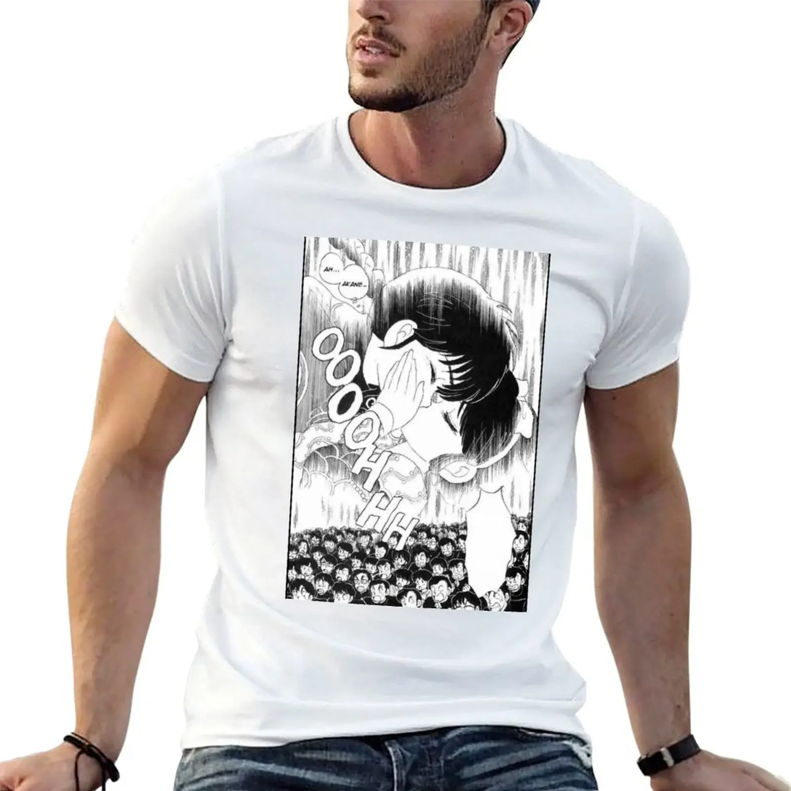 

Ranma and Akane Kiss - Ranma 1/2 Special Edition T-Shirt Short sleeve tee blue archive graphic t shirts Men's clothing