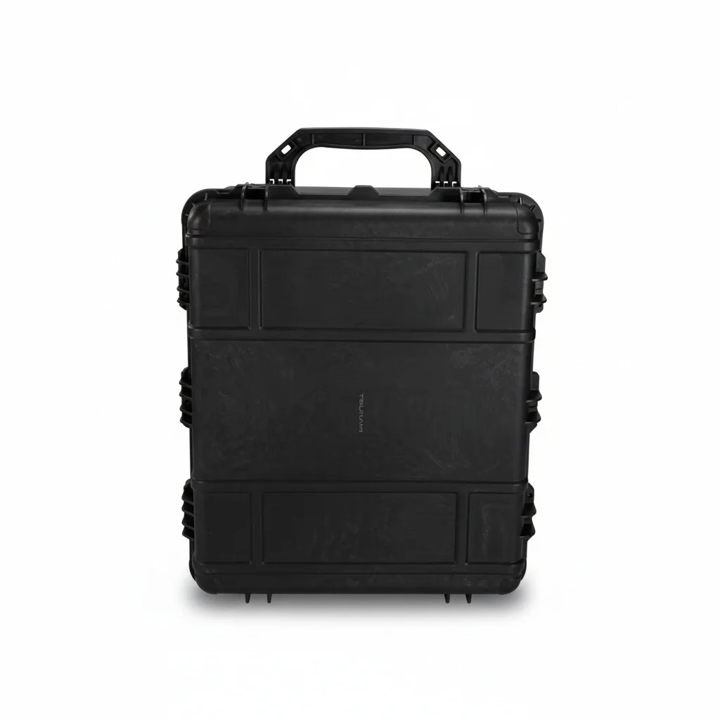 Waterproof Hard Case, 33 inch / 847mm TSU-1 Resin Shockproof Tool Box, IP67 Wheeled Equipment Case for Outdoor Photography