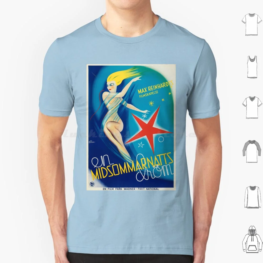 

A Midsummer Night's Dream ( 1935 ) : Classic Movie Poster T Shirt Men Women Kids 6xl Movie Classic Design Shakespeare