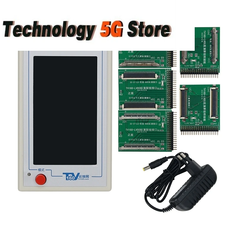 

TV160 6-го поколения LVDS-VGA преобразователь ЖК-телевизора тестер материнской платы экран 4,3 дюйма поддерживает экраны SD HD