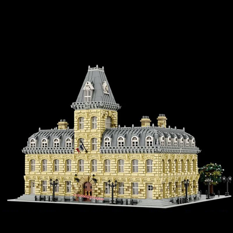 23399PCS Stad Hot Selling Street View Moc Modulair Frans Paleis model DIY creatieve ideeën Kind Speelgoed Montage Puzzel verjaardagscadeau