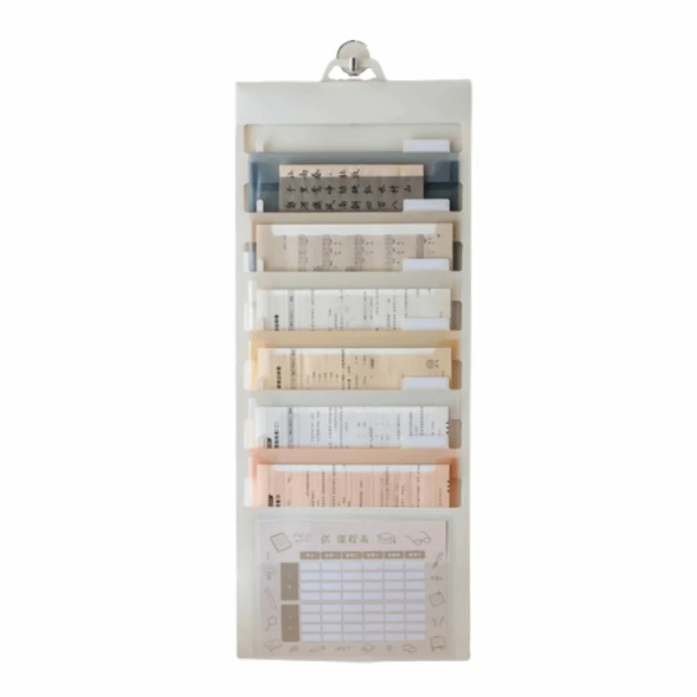 

Portable Wall Hanging File Organizers A4 With Handle Expanding File Folder Waterproof Large Capacity Expandable Documents Case