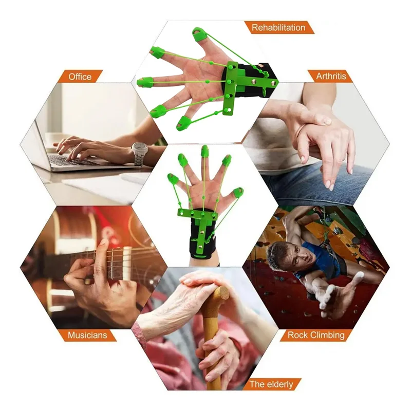 AEF6-قبضة إصبع اليد قبضة الساعد قوة استعادة العضلات تجريب القابض اللياقة البدنية الصالة الرياضية التمارين اليد المدرب إعادة التأهيل #3