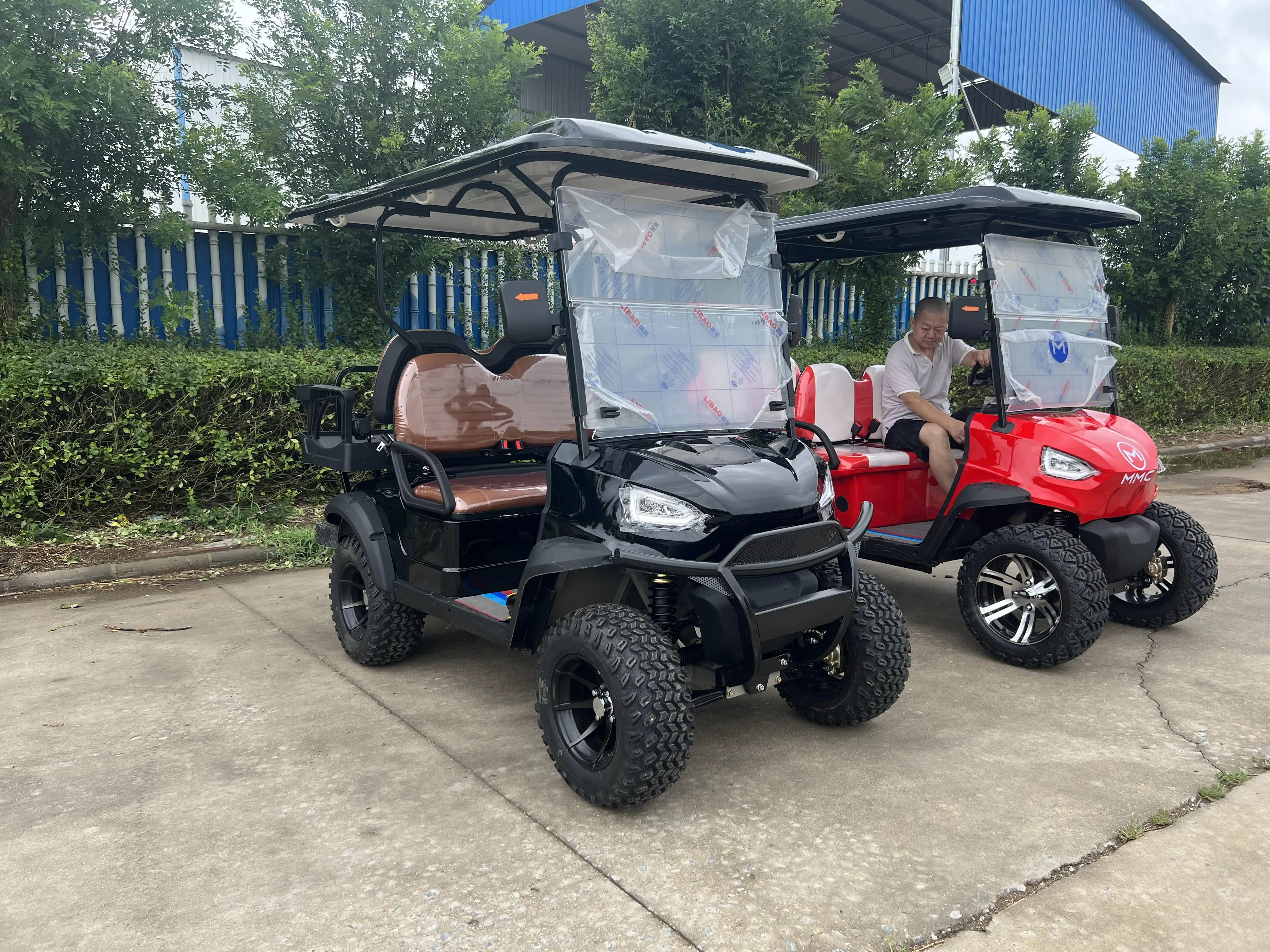 4 Person 72v High Performance Golf Cart Dealer Factory Price electric lifted golf cart off road buggy with lithium battery