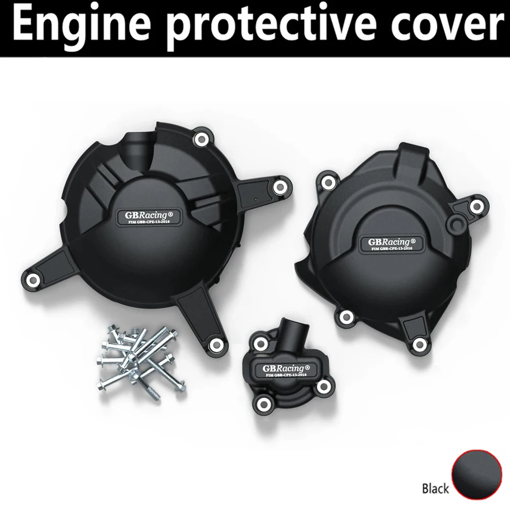 FOR YAMAHA R3 2015-2023 & R25 2013-2022 & R125 2014 & MT-03 2016-2023 Engine Protective Cover  carbon-look