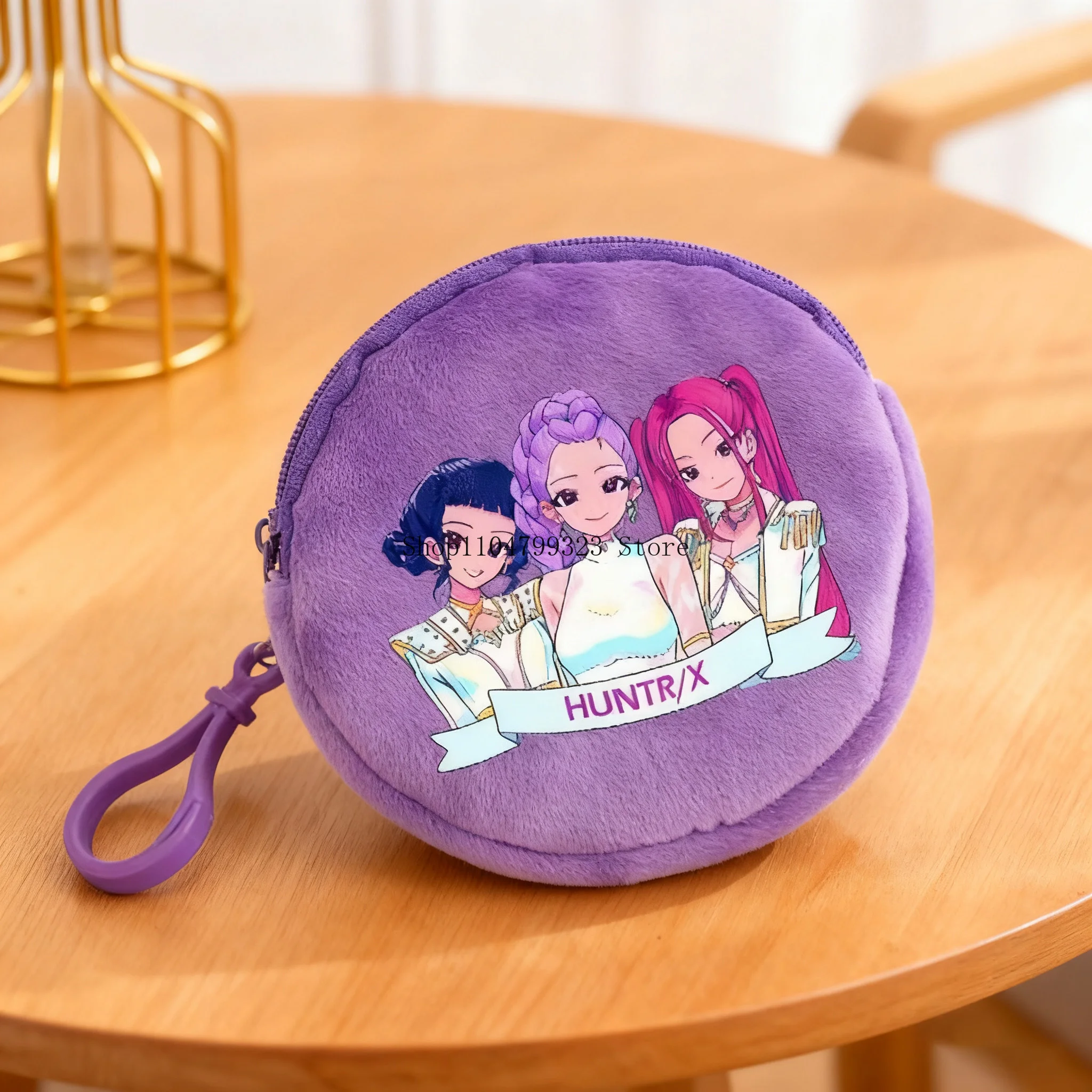 جديد K-Pop شيطان الصيادين المحفظة البسيطة جولة متعدد الألوان المحفظة مع أنيمي شخصية طباعة انغلق المحفظة عملة المحافظ هدية عيد ميلاد