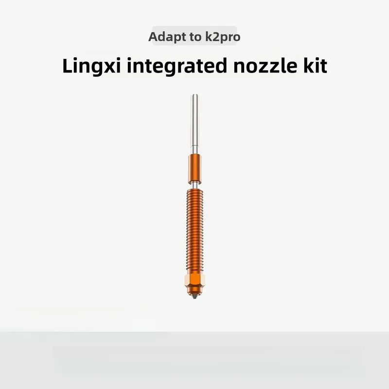 The original brand-new Lingxi integrated nozzle kit 0.4mm is suitable for the accessories of the Creality 3D K2Pro 3D printer