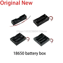 5pcs 18650 Power Bank Cases 1X 3.6V-4.2V 18650 Battery Holder Storage Box Case 1 2 3 4 Slot Battery Container With Wire Lead