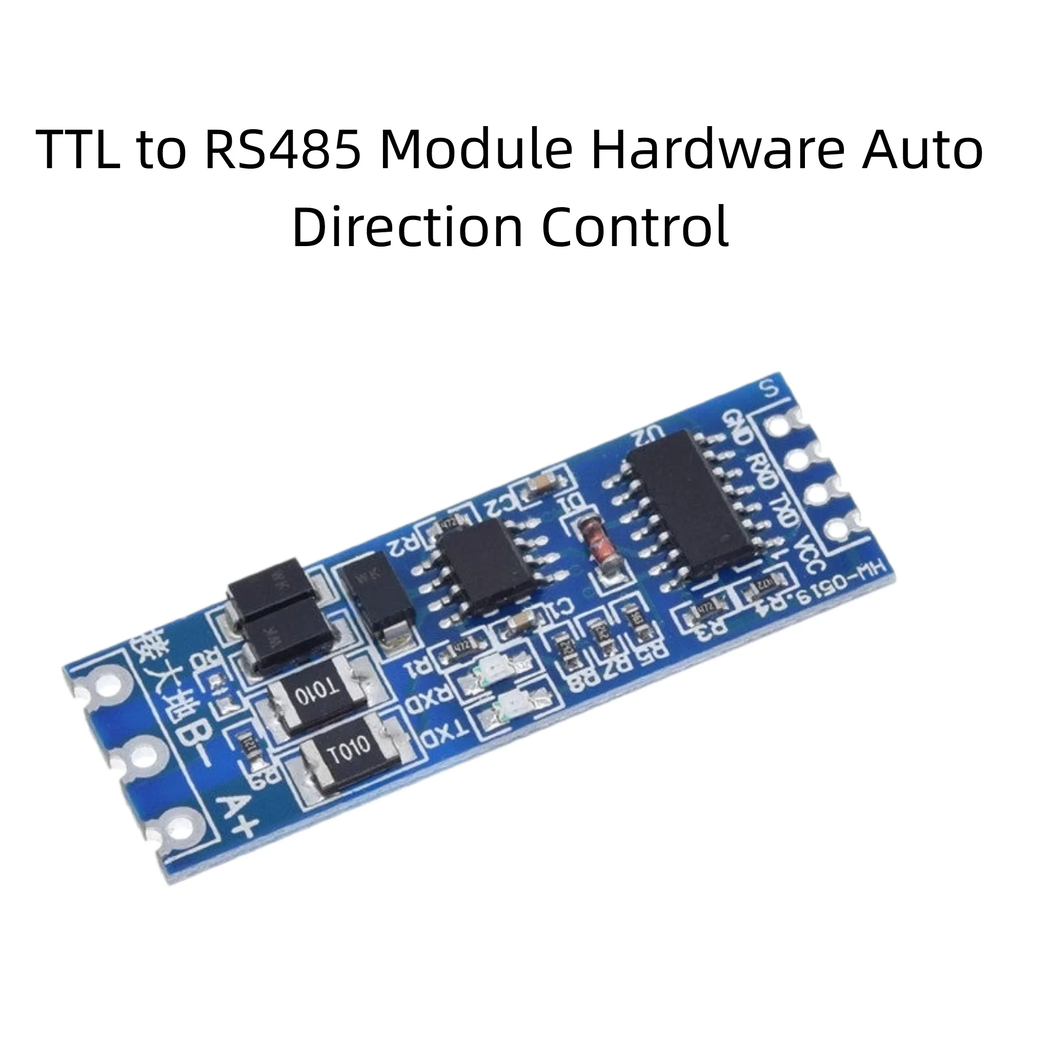 MCU TTL to RS485 Module, UART Serial Level Converter, Hardware Auto Direction Control