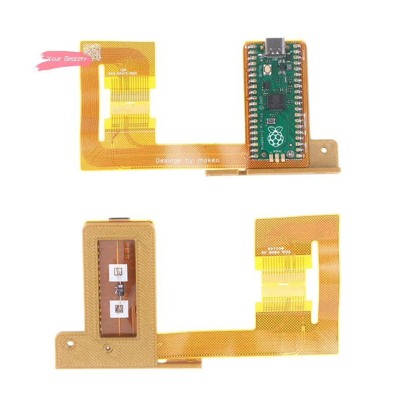 GameCube DOL-001/DOL-101 Console MOD PicoLoader Solder-Less RP2040 NGC Swiss Picoboot Flippydrive - No Soldering Required